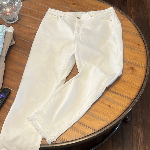 Loft white pants - Picture 1 of 4